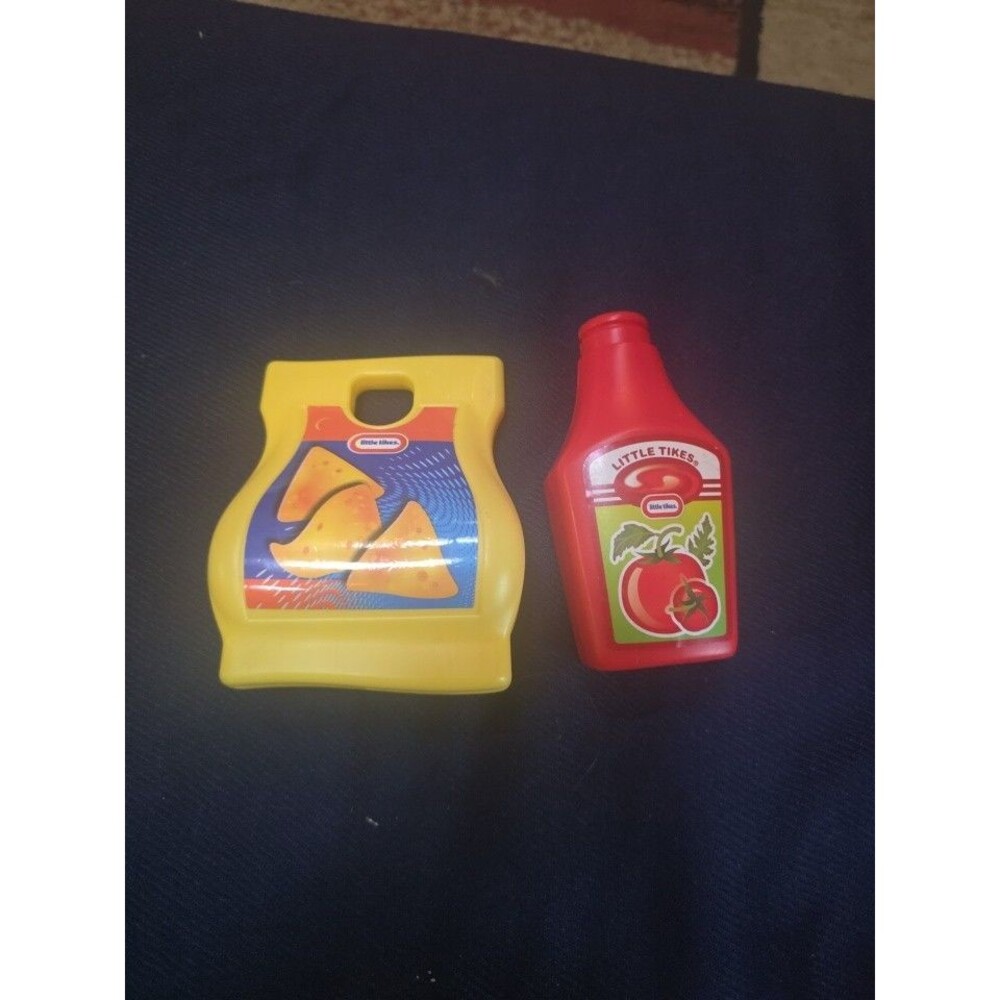 Little Tikes pretend play food replacement ketchup and Chips